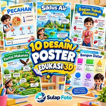 Poster Edukasi 3D